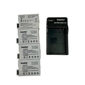 Kastar Kit - Battery USB Charger w/(1)Canon LP-E8 and (3) Kaster LP-E8 Batteries